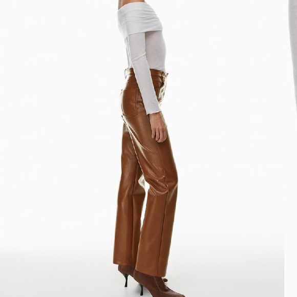 Aritzia⭐️Melina faux leather pants💗New! - Picture 4 of 15